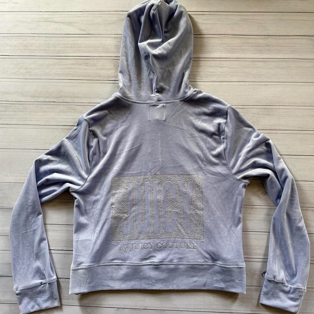 Purple juicy couture zip up hoodie